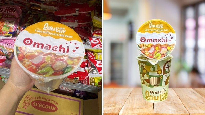 Mì Omachi lẩu cầm tay Tomyum hải sản