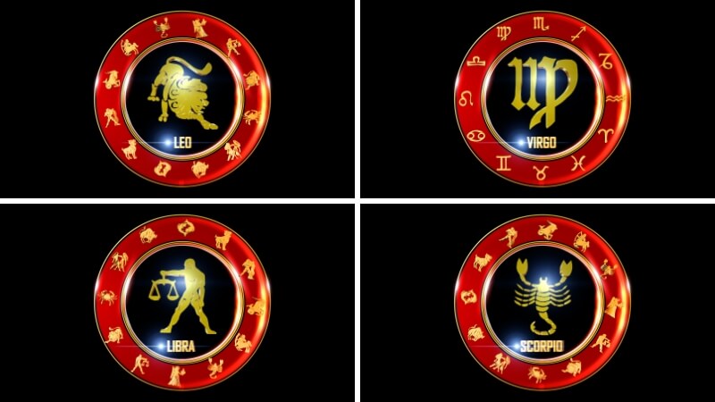 Biểu tượng cung Sư Tử - Xử Nữ - Thiên Bình - Thiên Yết Biểu tượng cung Sư Tử - Xử Nữ - Thiên Bình - Thiên Yết