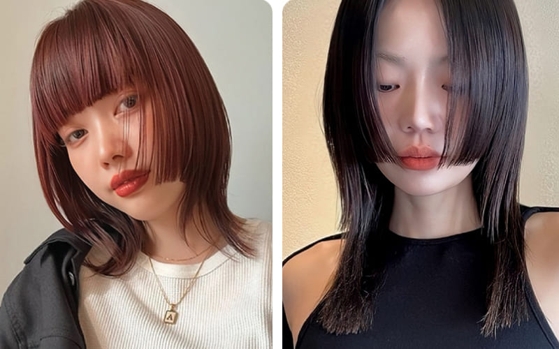 Tóc layer ngắn mái Hime Tóc layer ngắn mái Hime