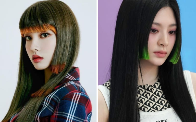 Tóc Hime nhuộm highlight Tóc Hime nhuộm highlight