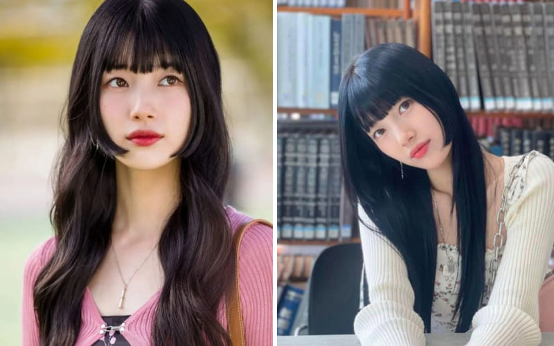 Tóc Hime phong cách Suzy Tóc Hime phong cách Suzy