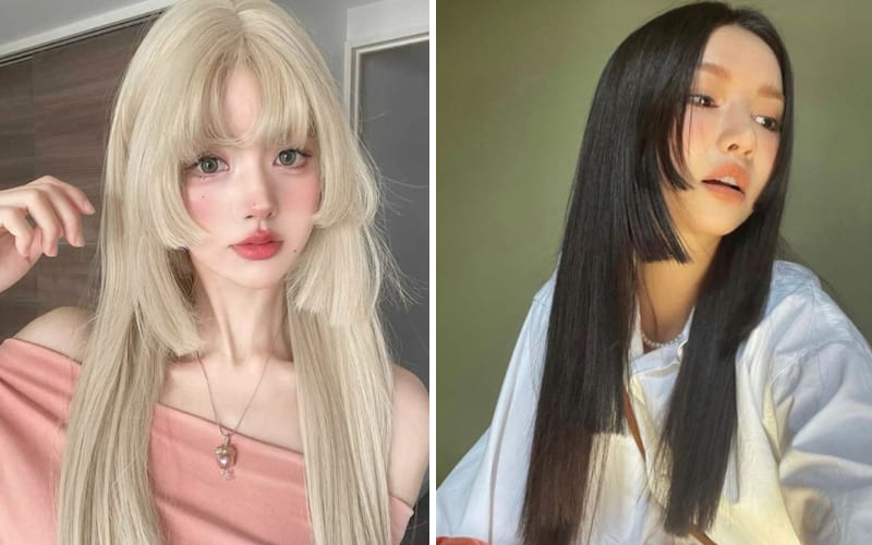 Tóc Hime nhiều tầng Tóc Hime nhiều tầng