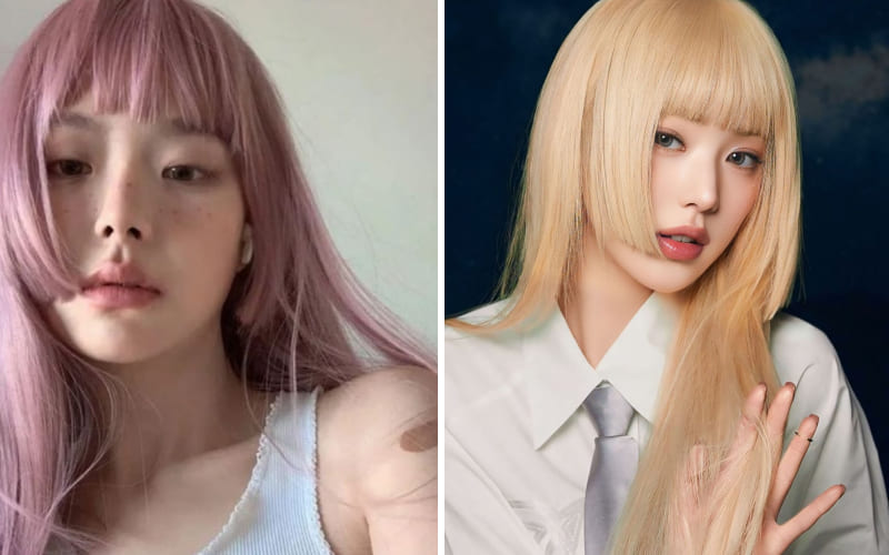 Tóc Hime nhuộm Tóc Hime nhuộm