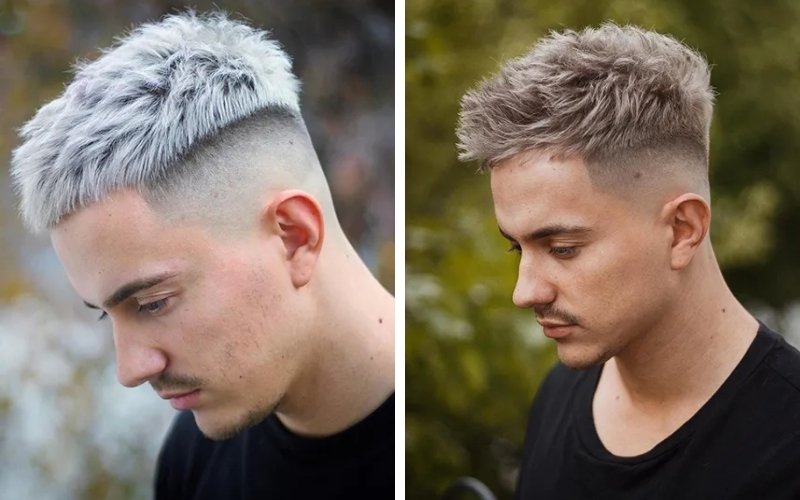 French Crop làm nổi bật khuôn mặt tròn, cân bằng hài hòa.