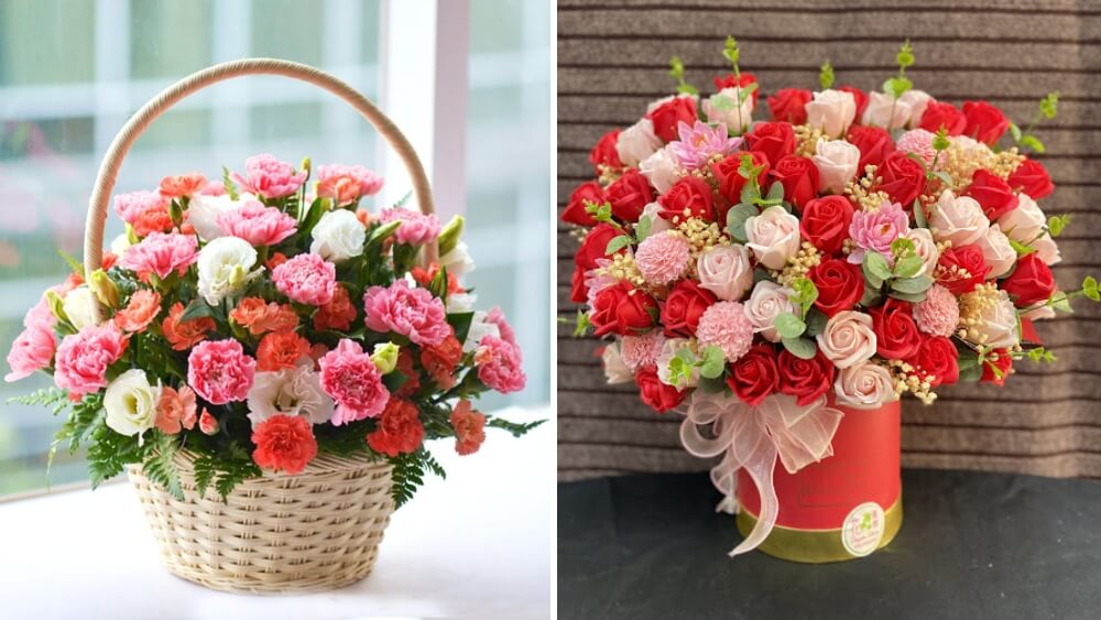 Cách cắm hoa 20/10 kiểu mái vòm Cách cắm hoa 20/10 kiểu mái vòm