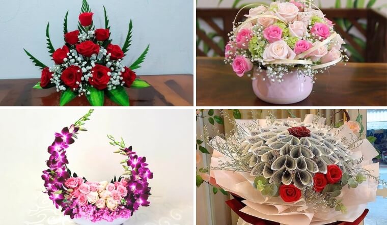 Gợi ý 10+ mẫu cắm hoa 20/10 đẹp, ý nghĩa và ấn tượng