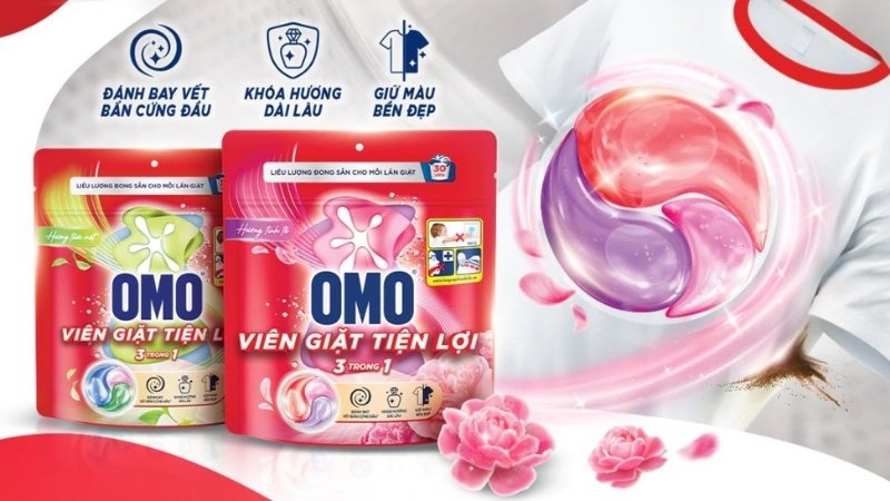 Cách dùng viên giặt OMO Cách dùng viên giặt OMO
