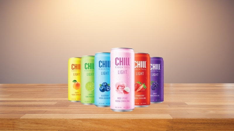 Nước trái cây lên men Chill Cocktail Light Nước trái cây lên men Chill Cocktail Light