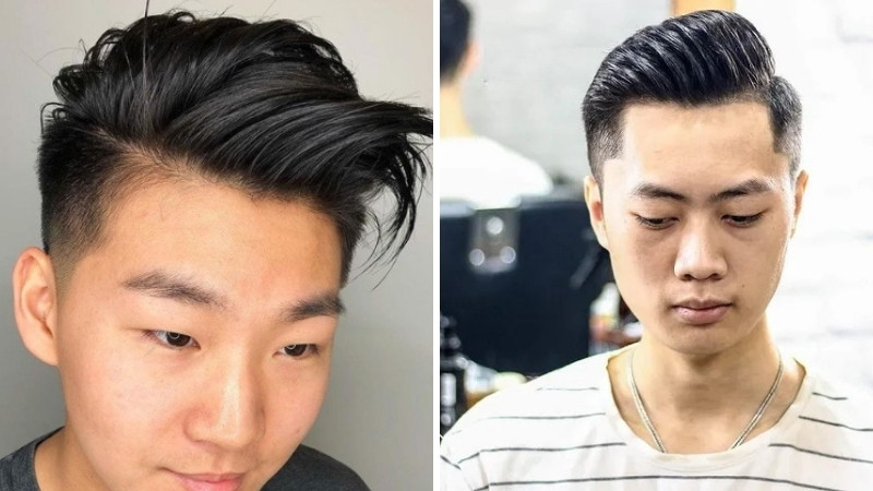 Kiểu tóc Side-Swept Quiff (Quiff vuốt lệch) Kiểu tóc Side-Swept Quiff (Quiff vuốt lệch)