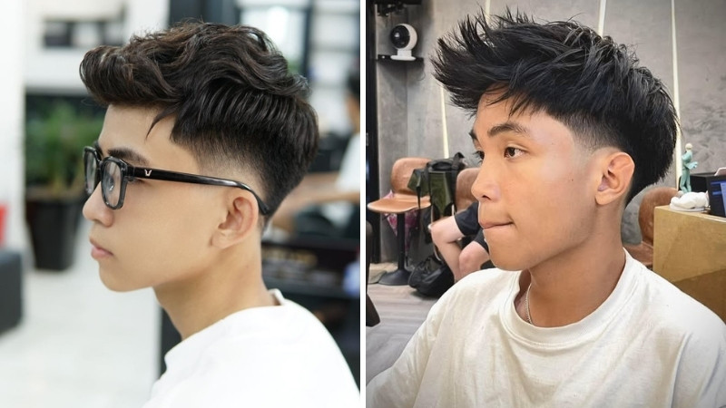Kiểu tóc Messy Quiff (Quiff tự nhiên) Kiểu tóc Messy Quiff (Quiff tự nhiên)