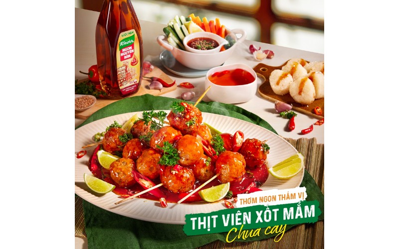 Thịt viên sốt mắm – Món ngon với nước mắm Thịt viên sốt mắm – Món ngon với nước mắm