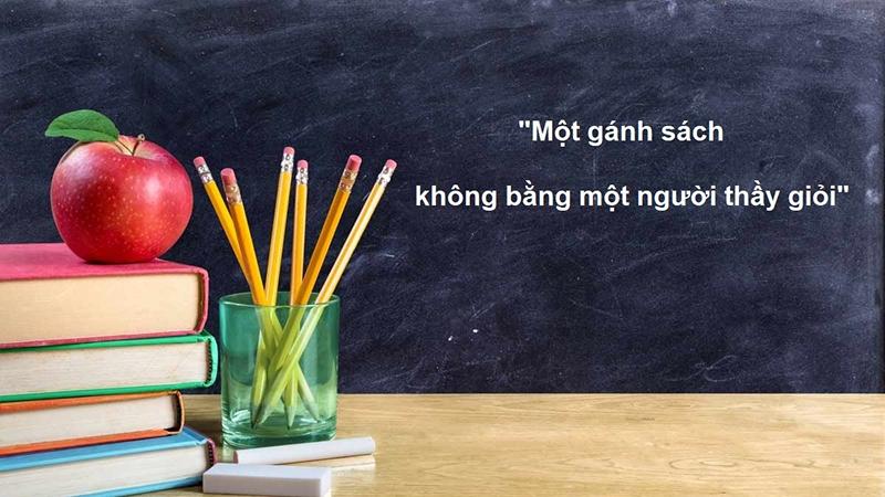 Mẫu background 20/11 có trích dẫn hay số 10 Mẫu background 20/11 có trích dẫn hay số 10
