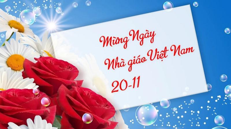 Background 20/11 chủ đề hoa cỏ, thiên nhiên số 6 Background 20/11 chủ đề hoa cỏ, thiên nhiên số 6