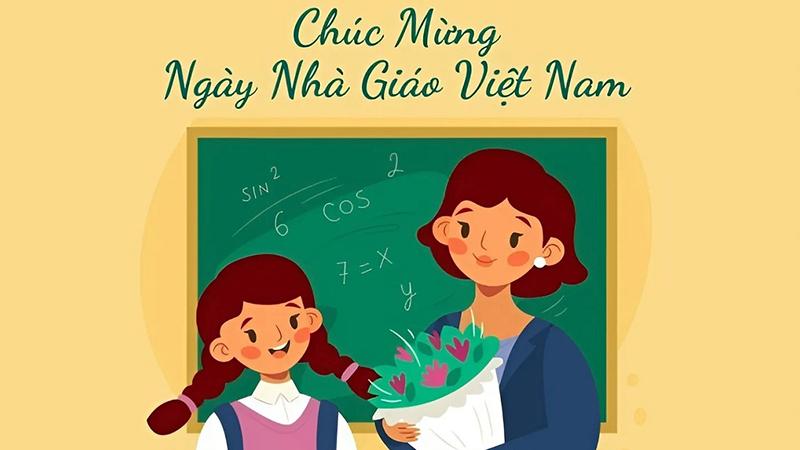 Mẫu background 20/11 cho mầm non, tiểu học số 4 Mẫu background 20/11 cho mầm non, tiểu học số 4