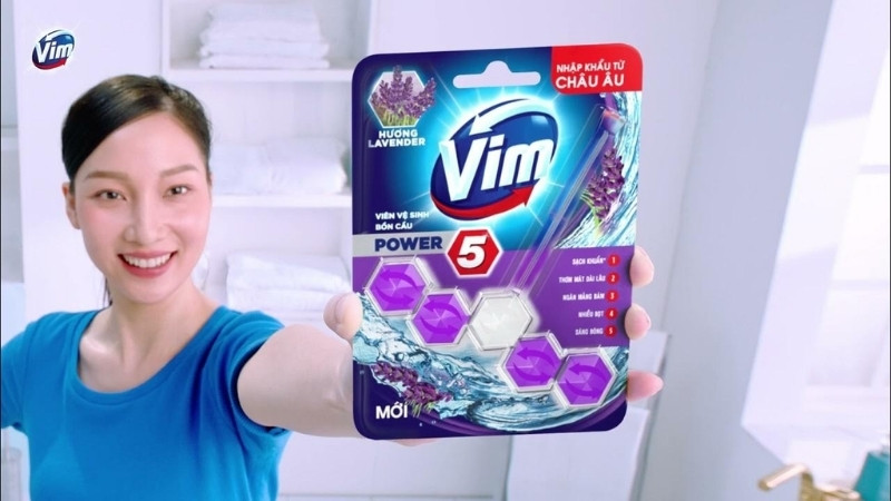 Viên treo bồn cầu Vim Power 5 là sản phẩm vệ sinh bồn cầu dạng vỉ treo Viên treo bồn cầu Vim Power 5 là sản phẩm vệ sinh bồn cầu dạng vỉ treo