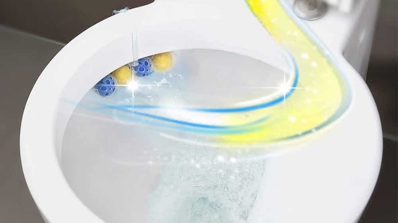 Một viên treo bồn cầu dùng được từ 3 - 4 tuần Một viên treo bồn cầu dùng được từ 3 - 4 tuần