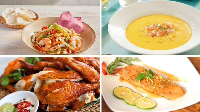 Thực đơn số 6 đậm chất miền Bắc với các món như chả cốm, gà luộc Thực đơn số 6 đậm chất miền Bắc với các món như chả cốm, gà luộc