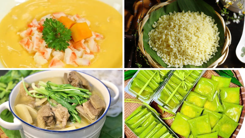 Thực đơn số 11 kết hợp món truyền thống và hiện đại Thực đơn số 11 kết hợp món truyền thống và hiện đại