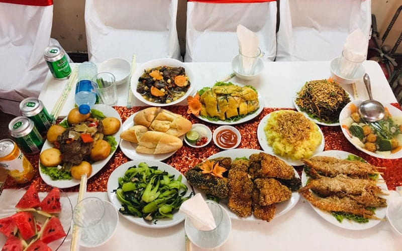 Thực đơn quê giản dị nhưng đầy ý nghĩa. Thực đơn quê giản dị nhưng đầy ý nghĩa.