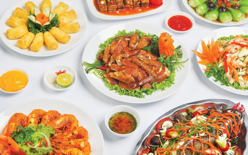 5 món cưới cân bằng hương vị hoàn hảo. 5 món cưới cân bằng hương vị hoàn hảo.