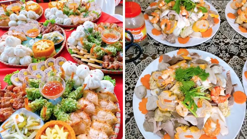 Hình ảnh mâm cưới miền Tây 9 Hình ảnh mâm cưới miền Tây 9