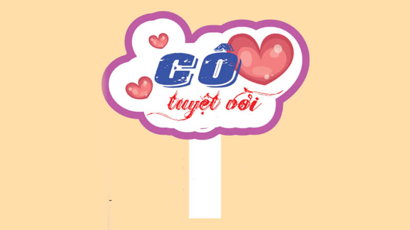 Mẫu hashtag cầm tay dành cho cô giáo 9