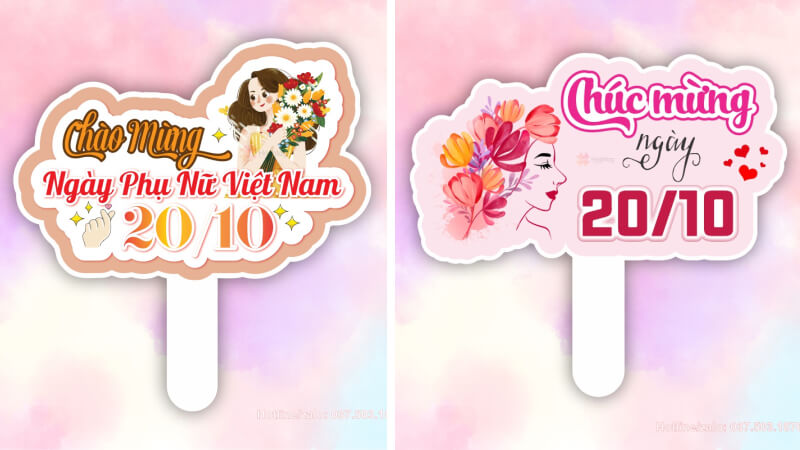 Tìm mẫu hashtag 20/10 ở đâu?