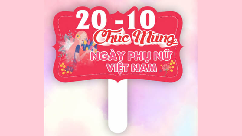 Mẫu hashtag cầm tay cho công ty, tập thể 9