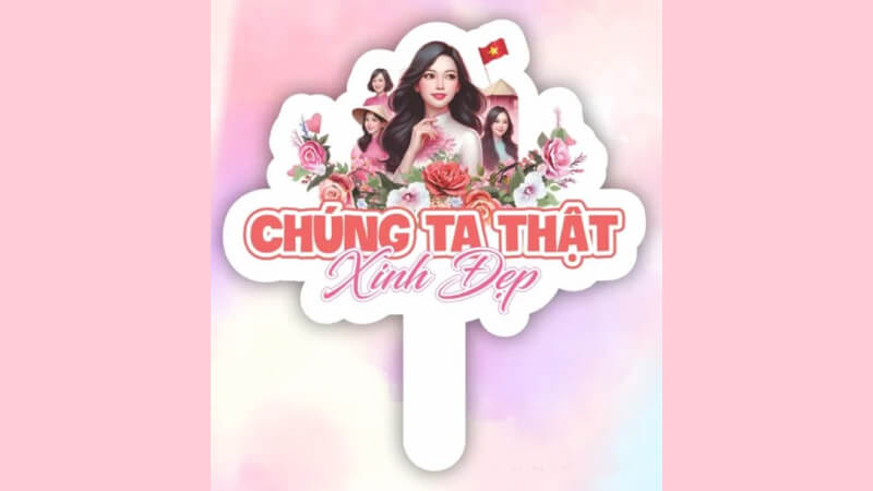 Mẫu hashtag cầm tay vui nhộn 7