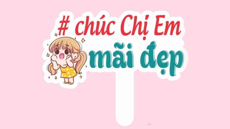 Mẫu hashtag cầm tay cho công ty, tập thể 1