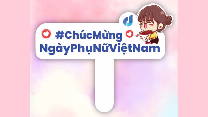 Mẫu hashtag cầm tay cho công ty, tập thể 10
