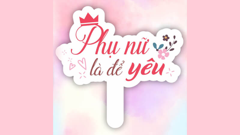 Mẫu hashtag cầm tay dành cho vợ và bạn gái 6