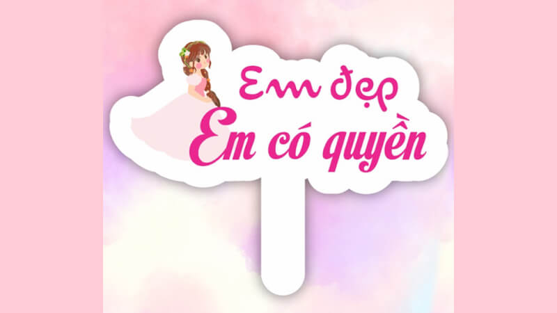 Mẫu hashtag cầm tay vui nhộn 8