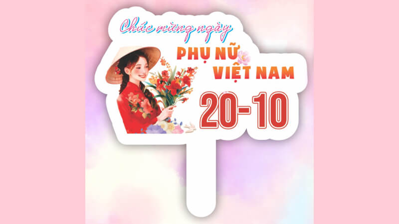 Mẫu hashtag cầm tay cho công ty, tập thể 8