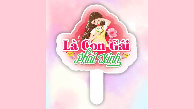 Mẫu hashtag cầm tay vui nhộn 2