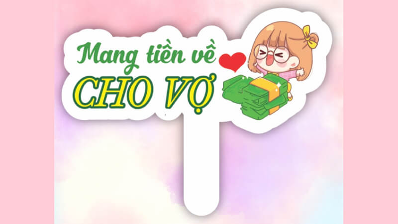 Mẫu hashtag cầm tay dành cho vợ và bạn gái 10