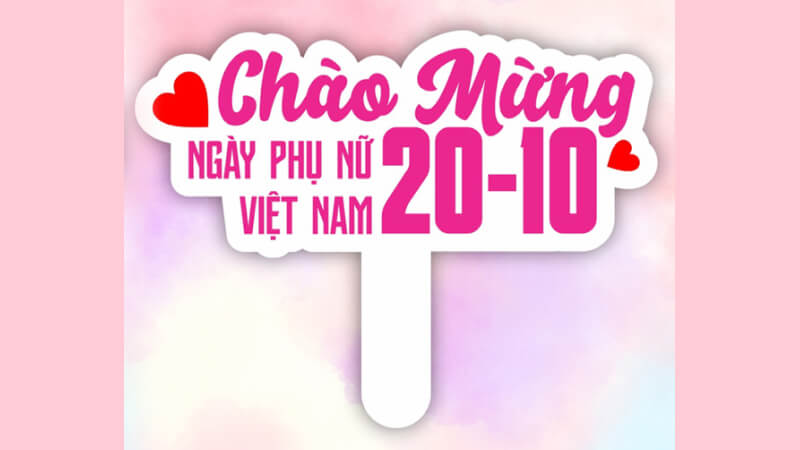 Mẫu hashtag cầm tay cho công ty, tập thể 7
