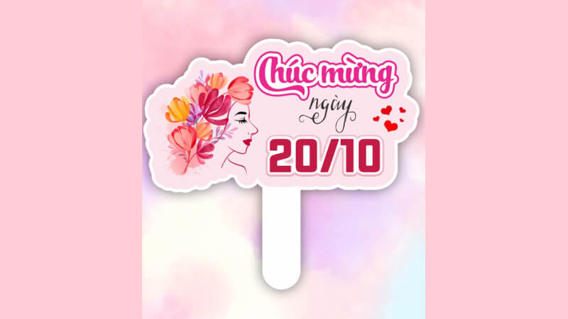 Mẫu hashtag cầm tay 20/10 dành cho mẹ 10