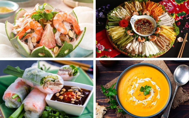 Người nấu chuẩn bị món khai vị tươi ngon, hấp dẫn. Người nấu chuẩn bị món khai vị tươi ngon, hấp dẫn.