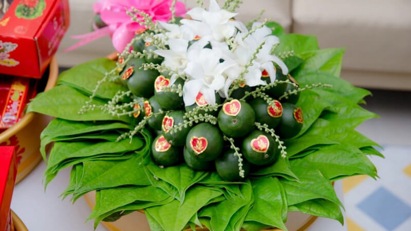 Mâm trầu cau Mâm trầu cau