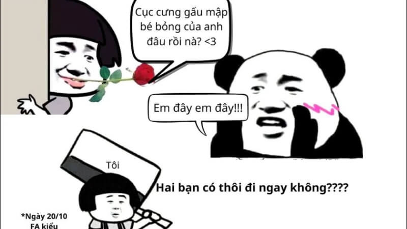 Meme 20/10 troll bạn bè, đồng nghiệp 1