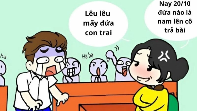 Meme 20/10 tặng cô giáo 2