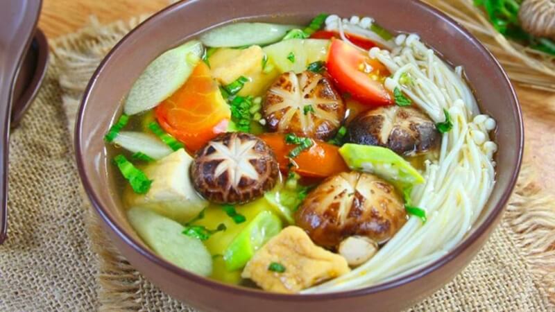 Canh rau củ thập cẩm Canh rau củ thập cẩm