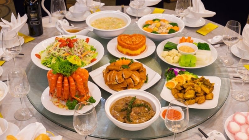 Hình ảnh mâm cỗ cưới miền Trung 2 Hình ảnh mâm cỗ cưới miền Trung 2
