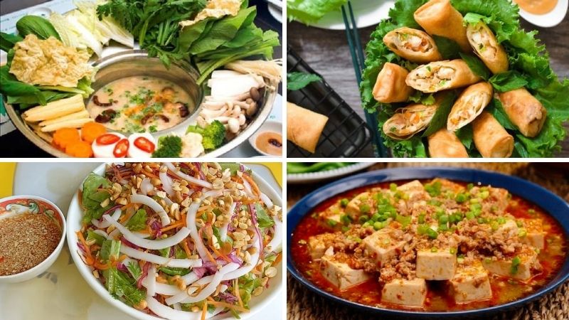 Gợi ý thực đơn chay Gợi ý thực đơn chay