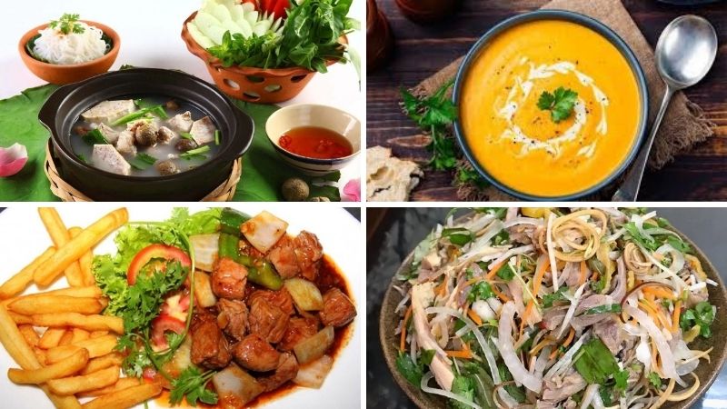 Gợi ý thực đơn theo mùa Gợi ý thực đơn theo mùa
