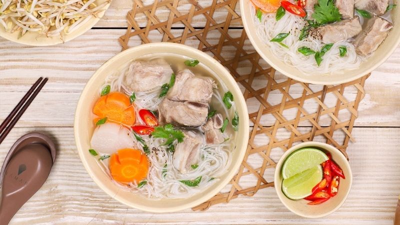 Hủ tiếu sườn non Hủ tiếu sườn non