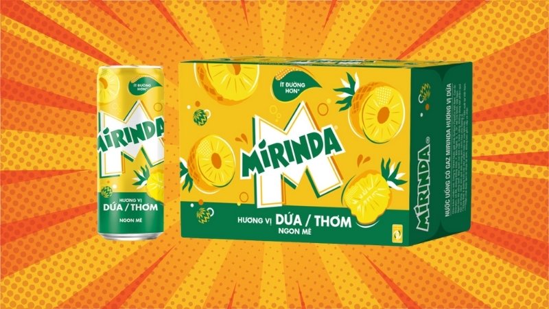 Thành phần của Mirinda dứa gồm những gì?