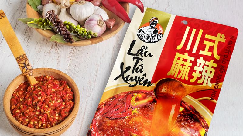 Gia vị lẩu Tứ Xuyên Ông Chà Và Gia vị lẩu Tứ Xuyên Ông Chà Và