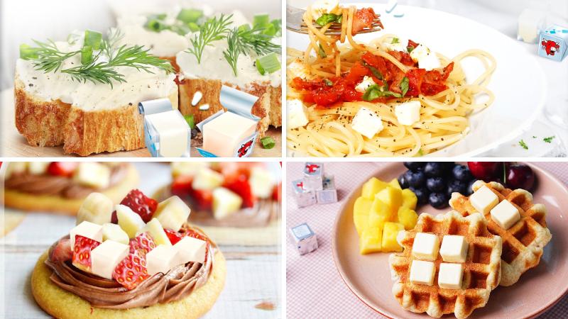 Cách dùng phô mai Con Bò Cười Belcube Cách dùng phô mai Con Bò Cười Belcube